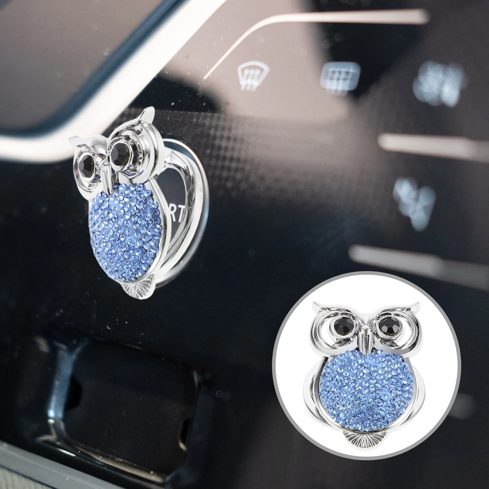 Owl Car Push Start Button Cover Waterproof Anti-Scratch Engine Ignition Protector Cute Bling Car Accessories for Women Interior
Owl Car Push Start Button Cover Waterproof Anti-Scratch Engine Ignition Protector Cute Bling Car Accessories for Women Interior