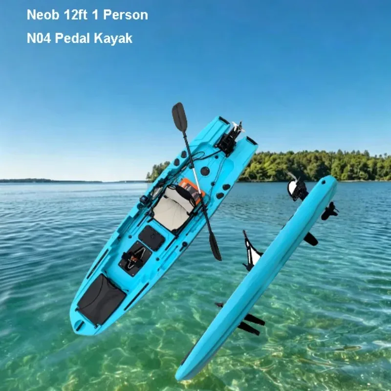 Pedal Kayak Neob NO4 Dual Drive Modes Height Adjustable Multi-directional Seat Sit On Top Fishing Kayak
Pedal Kayak Neob NO4 Dual Drive Modes Height Adjustable Multi-directional Seat Sit On Top Fishing Kayak