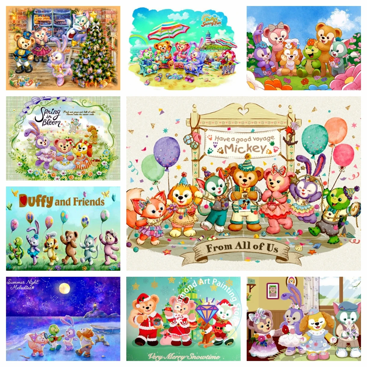 LinaBell Duffy And Friends 5D AB Diamond Painting Embroidery Disney Cartoon Art Handmade Mosaic Kit Home Decor Children's Gifts
LinaBell Duffy And Friends 5D AB Diamond Painting Embroidery Disney Cartoon Art Handmade Mosaic Kit Home Decor Children's Gifts