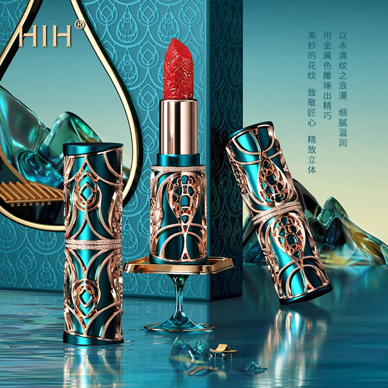 Chinoiserie Phoenix Feather Yue Makeup Carving Lipstick Vintage Flower Waterproof Long Lasting Women Velvet Lip Glaze
Chinoiserie Phoenix Feather Yue Makeup Carving Lipstick Vintage Flower Waterproof Long Lasting Women Velvet Lip Glaze