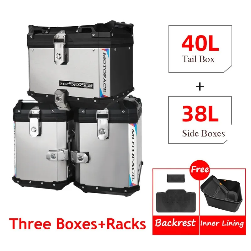Aluminum Magnesium Alloy Motorcycle Side Box Luggage with Rack Rear Tail Top Case Helmet Topcase Bracket for Kove 525X 500X
Aluminum Magnesium Alloy Motorcycle Side Box Luggage with Rack Rear Tail Top Case Helmet Topcase Bracket for Kove 525X 500X
