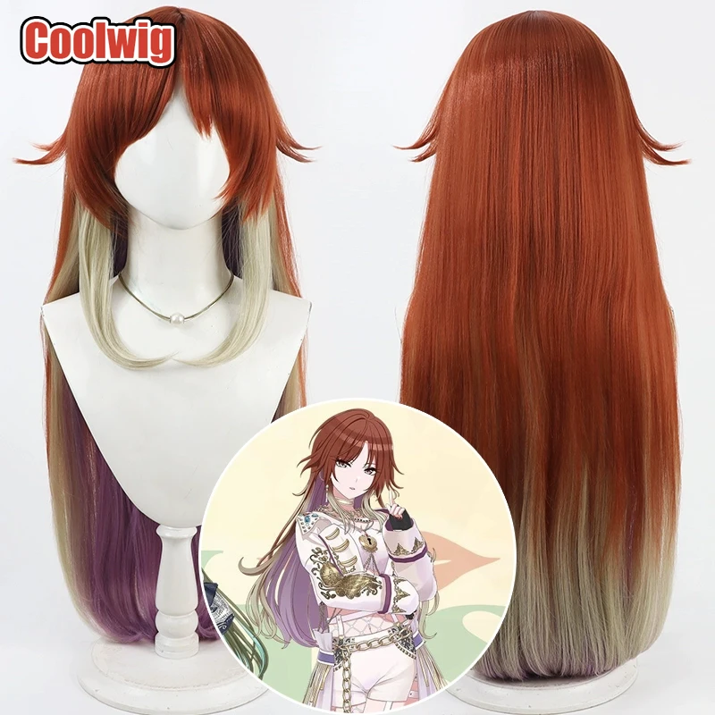 Coolwig Synthetic Hair Aketa Mikoto Cosplay Wigs The Idolm@ster Shiny Colors 80cm Long Mixed Orange Red Cos Wig Heat Resistant
Coolwig Synthetic Hair Aketa Mikoto Cosplay Wigs The Idolm@ster Shiny Colors 80cm Long Mixed Orange Red Cos Wig Heat Resistant