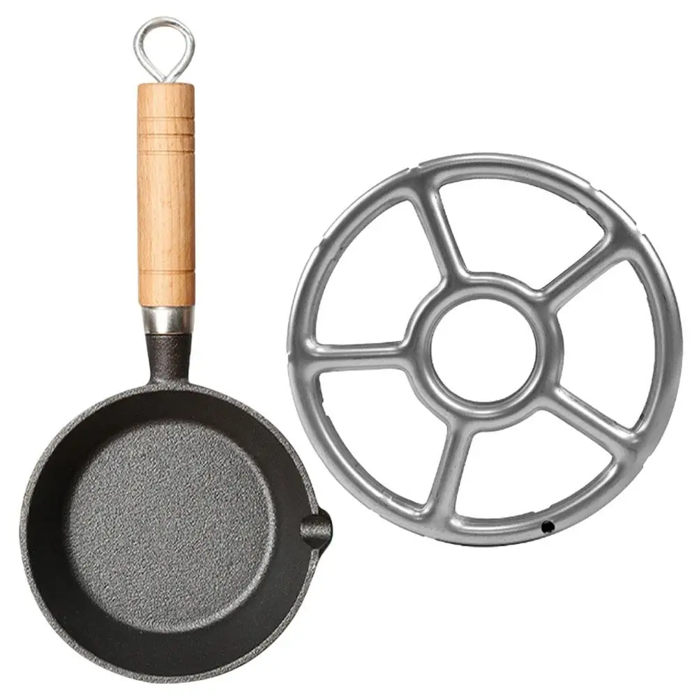 Mini Omelet Pan Cast Frying Portable Saucepan Durable Material Comfortable H Versatile Cooking Hot Oil Pan Outdoor
Mini Omelet Pan Cast Frying Portable Saucepan Durable Material Comfortable H Versatile Cooking Hot Oil Pan Outdoor