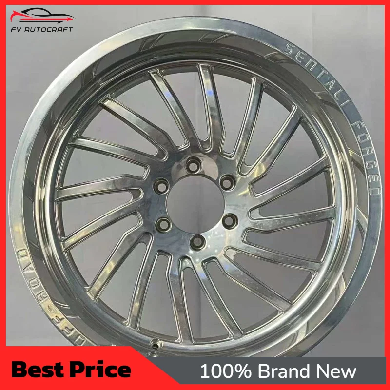 【2026】CustomizedPolished Silver Deep-Dish Off-Road Forged Alloy Wheels 15 16 17 18 20 21 22 23 24 Inch 6x135 6x139.7 For Trucks
【2026】CustomizedPolished Silver Deep-Dish Off-Road Forged Alloy Wheels 15 16 17 18 20 21 22 23 24 Inch 6x135 6x139.7 For Trucks