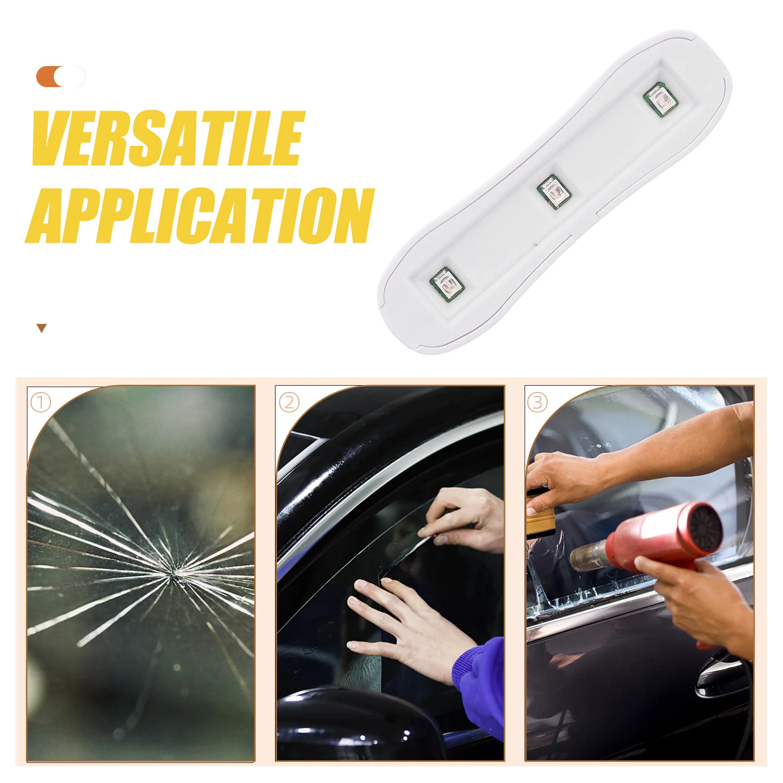 Glass Repair Curing Light Portable Auto Windshield Crack Fix Tool High Efficiency Led Lamp For Car Window Scratch Restoration
Glass Repair Curing Light Portable Auto Windshield Crack Fix Tool High Efficiency Led Lamp For Car Window Scratch Restoration