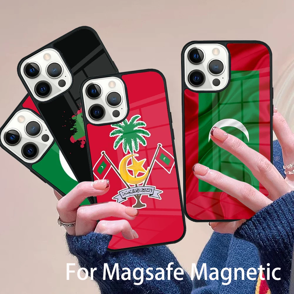 Maldives Flag Phone Case Magesafe Magnetic Wireless Charge Cover For IPhone 16 11 12 13 14 15 Pro Max Plus Mini
Maldives Flag Phone Case Magesafe Magnetic Wireless Charge Cover For IPhone 16 11 12 13 14 15 Pro Max Plus Mini