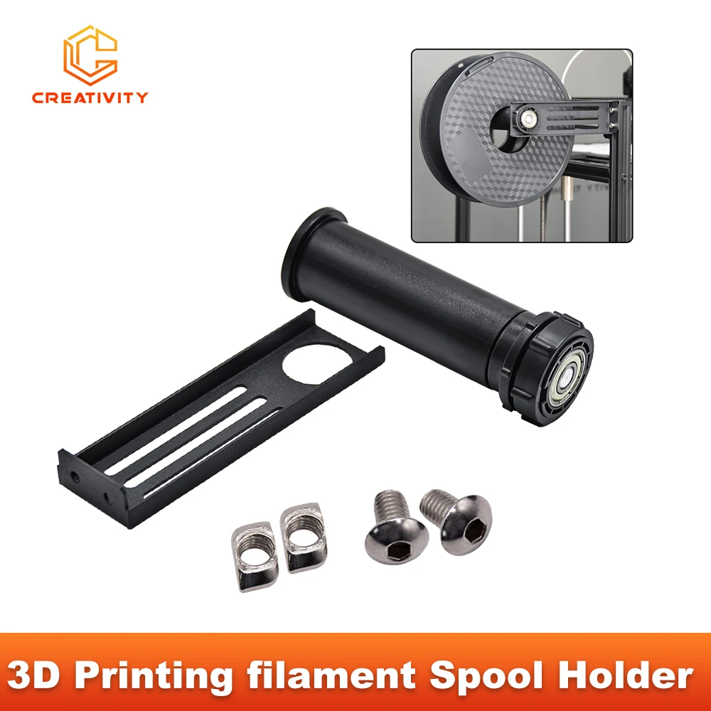 3D Printing Spool Holder 608ZZ Bearing Material Bearing Rotatable For Ender-3 CR-10/6 V3 SE/V3 KE,K1/K1C 3d printer Filament 
3D Printing Spool Holder 608ZZ Bearing Material Bearing Rotatable For Ender-3 CR-10/6 V3 SE/V3 KE,K1/K1C 3d printer Filament