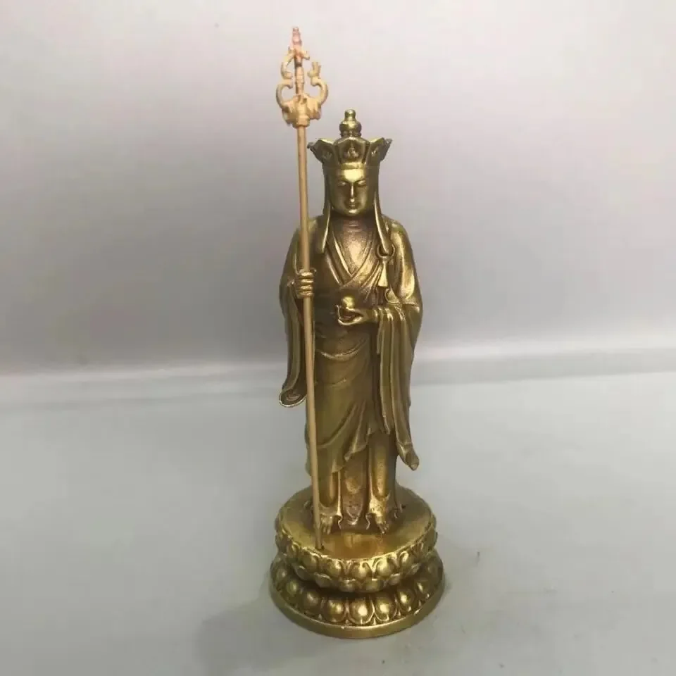 Pure copper Earth Store King Buddha statue household Earth Store Bodhisattva sta
Pure copper Earth Store King Buddha statue household Earth Store Bodhisattva sta