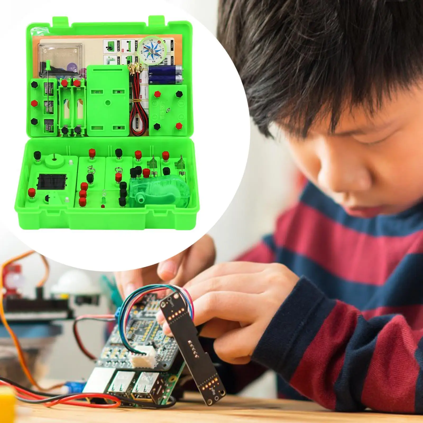 Circuit Electricity Learning Set Physics Teaching Hand Eye Coordination DIY Physical Scientific for High School DIY Projects
Circuit Electricity Learning Set Physics Teaching Hand Eye Coordination DIY Physical Scientific for High School DIY Projects