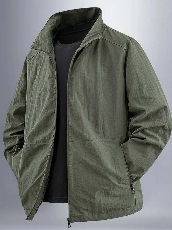 Мужская спортивная куртка-ветровка с воротником-стойкой для активного отдыха, весна-осень 2025, новая модель для езды и бега
Мужская спортивная куртка-ветровка с воротником-стойкой для активного отдыха, весна-осень 2025, новая модель для езды и бега