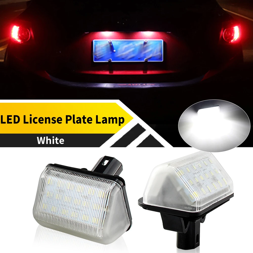 2pcs 12V LED License Number Plate Lights Canbus No Error For Mazda 6 Sedan (GG) 2002-2008 Speed 6/Mazda 6 MPS 2005-2007
2pcs 12V LED License Number Plate Lights Canbus No Error For Mazda 6 Sedan (GG) 2002-2008 Speed 6/Mazda 6 MPS 2005-2007