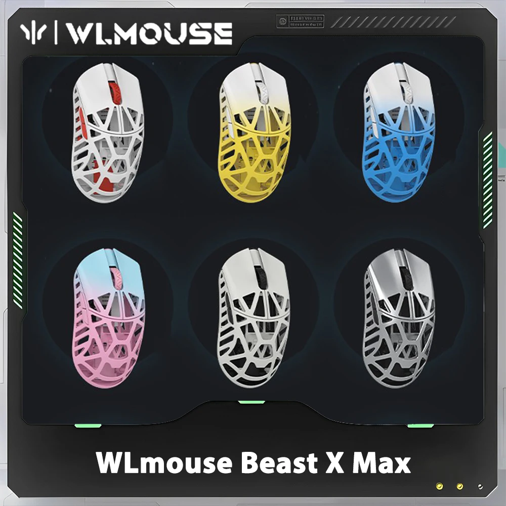 Беспроводная мышь WLmouse Beast X Max PAW3950HS, датчик из магниевого сплава, FPS игровая мышь, легкие индивидуальные игровые аксессуары
Беспроводная мышь WLmouse Beast X Max PAW3950HS, датчик из магниевого сплава, FPS игровая мышь, легкие индивидуальные игровые аксессуары