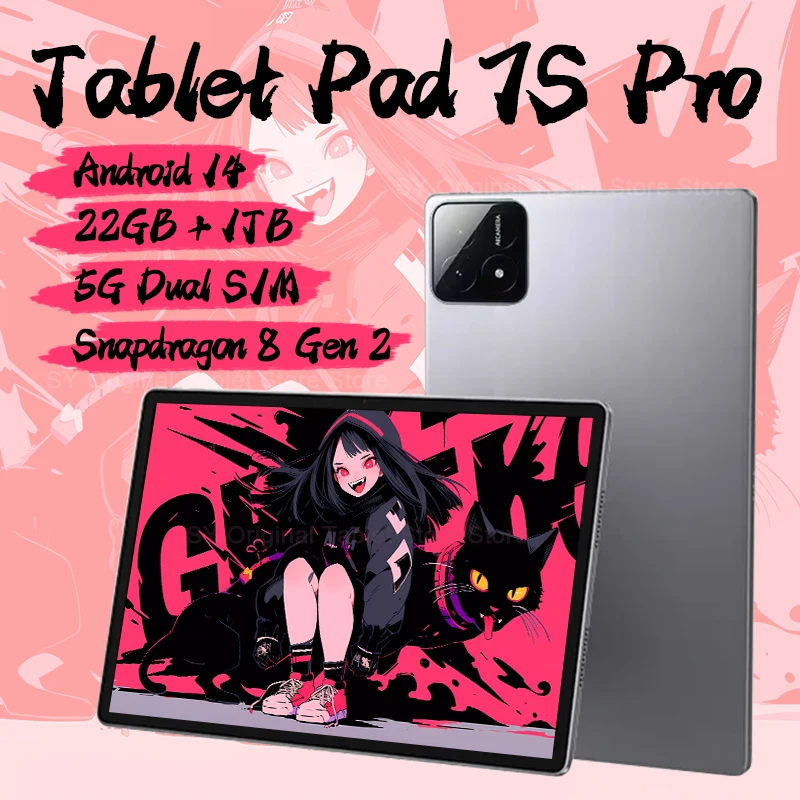 New Global Version Pad 7S Pro Tablet Original 11inch Android 14 22GB+1TB Snapdragon 8 Gen 2 HD 4K 5G Dual SIM Tablet PC
New Global Version Pad 7S Pro Tablet Original 11inch Android 14 22GB+1TB Snapdragon 8 Gen 2 HD 4K 5G Dual SIM Tablet PC