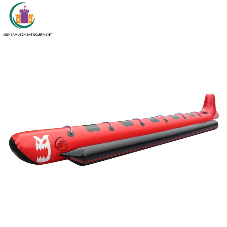 Shark Shaped Inflatable Water Flyfish Banana Boat for Kids and Adults for Water Park Sea Fishing Adventures
Shark Shaped Inflatable Water Flyfish Banana Boat for Kids and Adults for Water Park Sea Fishing Adventures