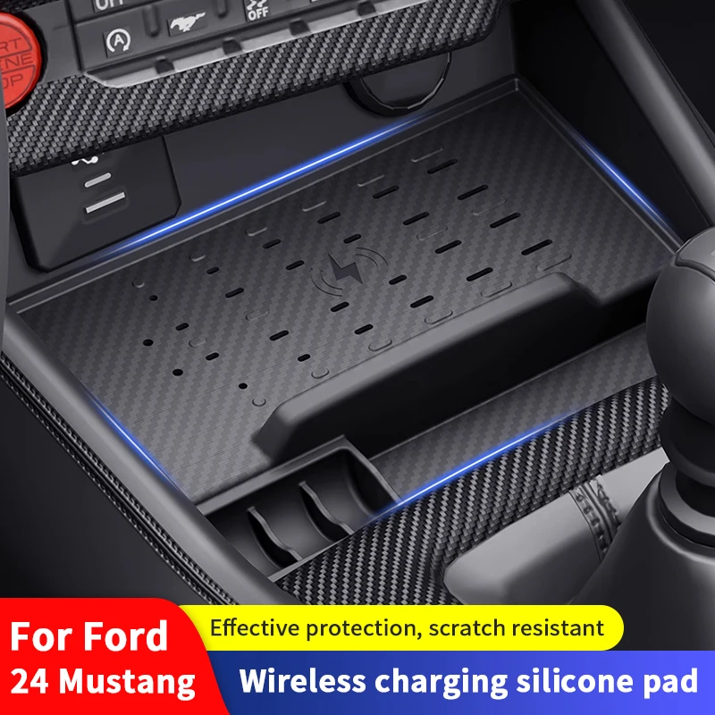 QHCP автомобильный противоскользящий коврик для зарядки телефона, силиконовый коврик, центральная консоль, панель беспроводного зарядного устройства, нескользящие коврики для Ford Mustang 2024+
QHCP автомобильный противоскользящий коврик для зарядки телефона, силиконовый коврик, центральная консоль, панель беспроводного зарядного устройства, нескользящие коврики для Ford Mustang 2024+