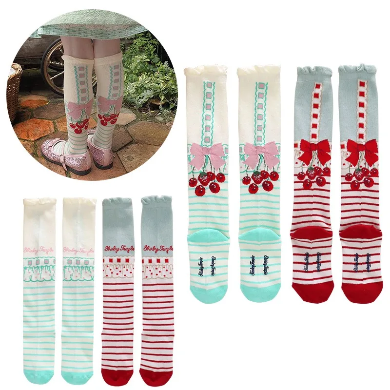 Japanese Girls Long Stockings Princess Sock Cherry Strawberry Long Stocking Baby Girls Socks
Japanese Girls Long Stockings Princess Sock Cherry Strawberry Long Stocking Baby Girls Socks