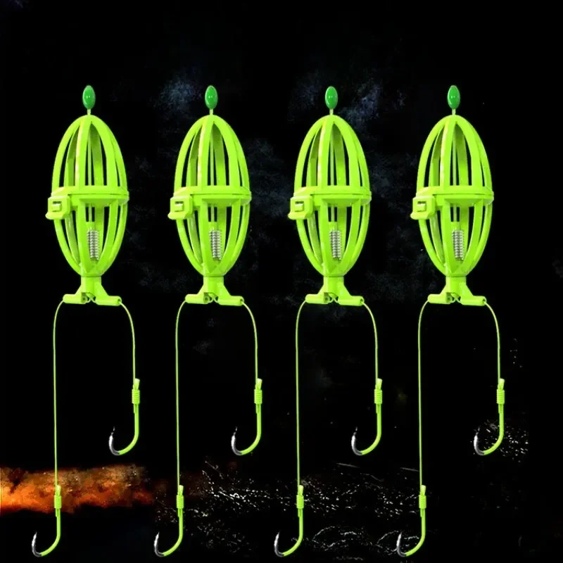 4PC Hand-held Silver Carp Fishing Group Fish Hook Floating Bait Cage Fishing Silver Carp Silver Carp Sub-line Double Hook
4PC Hand-held Silver Carp Fishing Group Fish Hook Floating Bait Cage Fishing Silver Carp Silver Carp Sub-line Double Hook