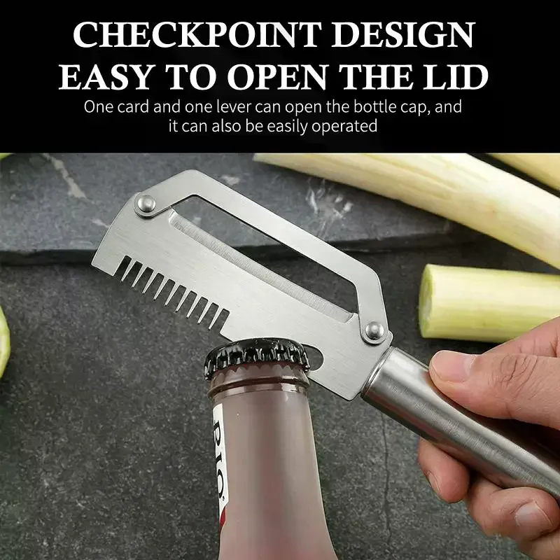 Prep Scallions In Seconds! Multi-Functional Stainless Steel Peeling Knife, Scraping Tool & Household Kitchen Gadget
Prep Scallions In Seconds! Multi-Functional Stainless Steel Peeling Knife, Scraping Tool & Household Kitchen Gadget