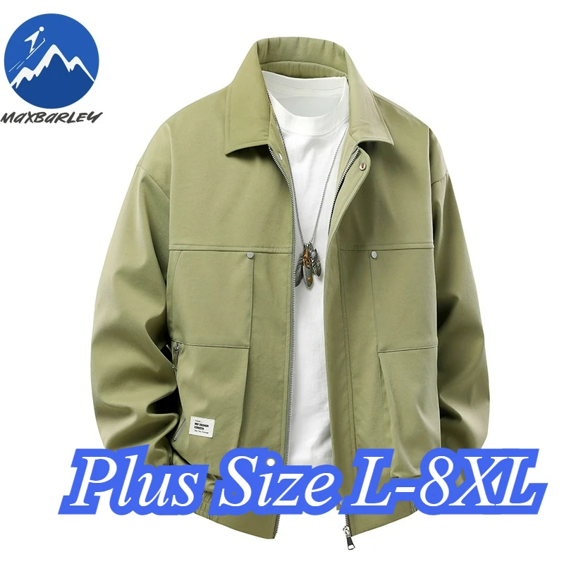 Plus Size Men Jacket High Quality Lapel American Lightweight Zipper Jackets Spring Autumn Comfort Travel Windproof Mens Coats
Plus Size Men Jacket High Quality Lapel American Lightweight Zipper Jackets Spring Autumn Comfort Travel Windproof Mens Coats