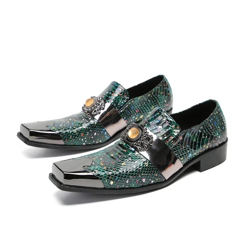 Fashion Large Size Luxury Formal Shoes Italian Square Toe Night Club Party Shoes Social Men Genuine Leather Evening Shoes
Fashion Large Size Luxury Formal Shoes Italian Square Toe Night Club Party Shoes Social Men Genuine Leather Evening Shoes