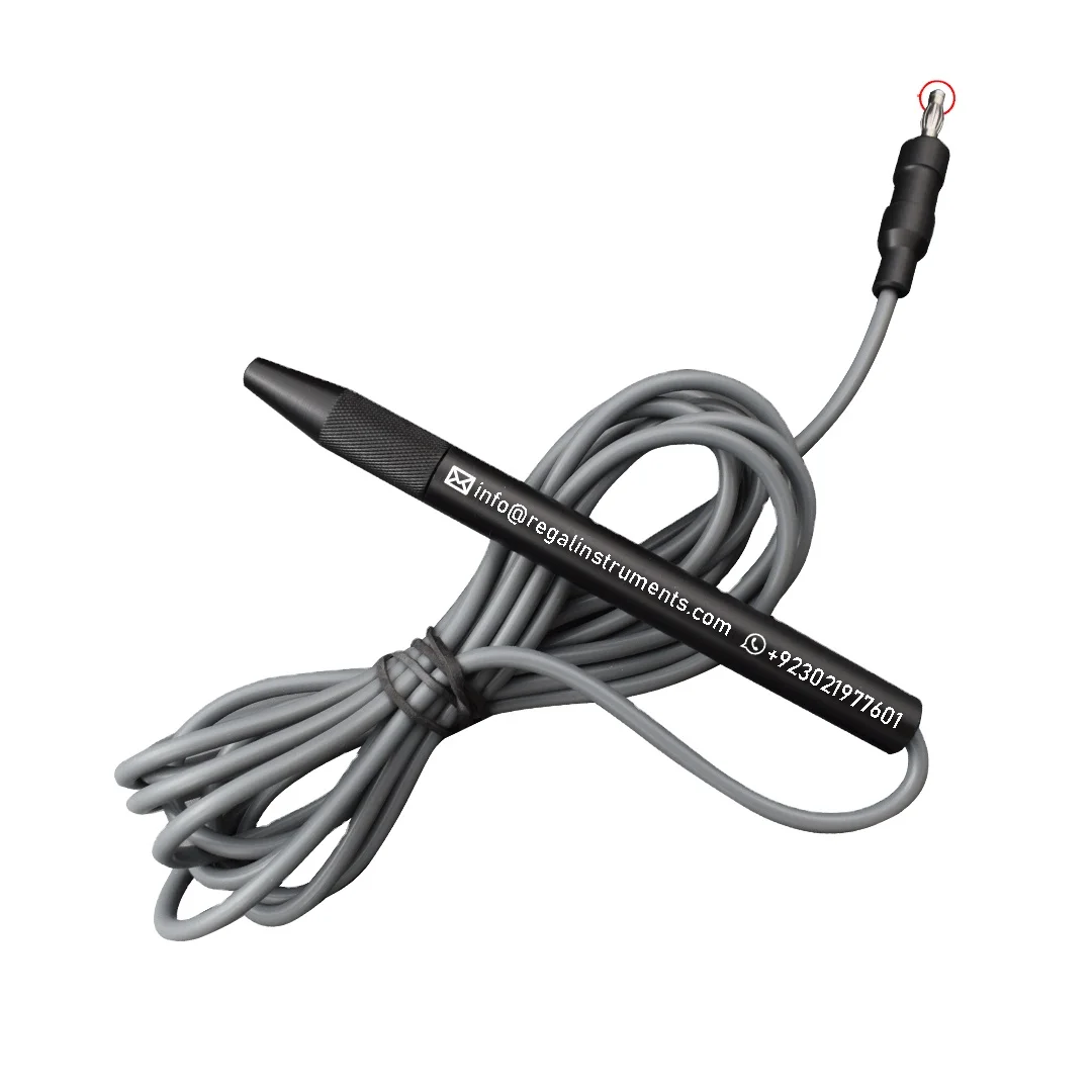 Electrocautery/Diathermy root Control ESU Pencil Reusable Electro Surgical Instruments High Quality RI-ES-10001
Electrocautery/Diathermy root Control ESU Pencil Reusable Electro Surgical Instruments High Quality RI-ES-10001