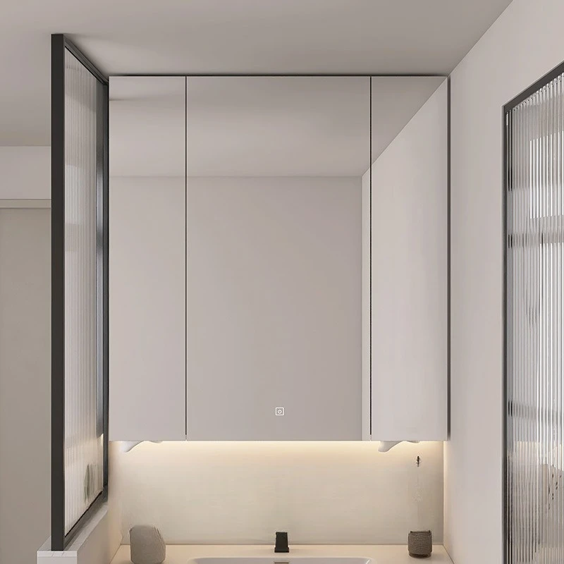 Mirror cabinet stainless steel moisture-proof mirror cabinet through top heightening beauty smart mirror cabinet bathroom to top
Mirror cabinet stainless steel moisture-proof mirror cabinet through top heightening beauty smart mirror cabinet bathroom to top