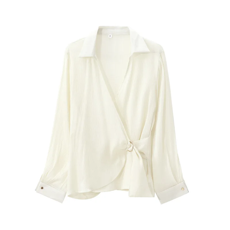 2025 Hot-Selling Women's New Loose Casual Turn-Down Collar Long Sleeve Elegant Shiny Fabric Double-Breasted Shirt 2298173
2025 Hot-Selling Women's New Loose Casual Turn-Down Collar Long Sleeve Elegant Shiny Fabric Double-Breasted Shirt 2298173