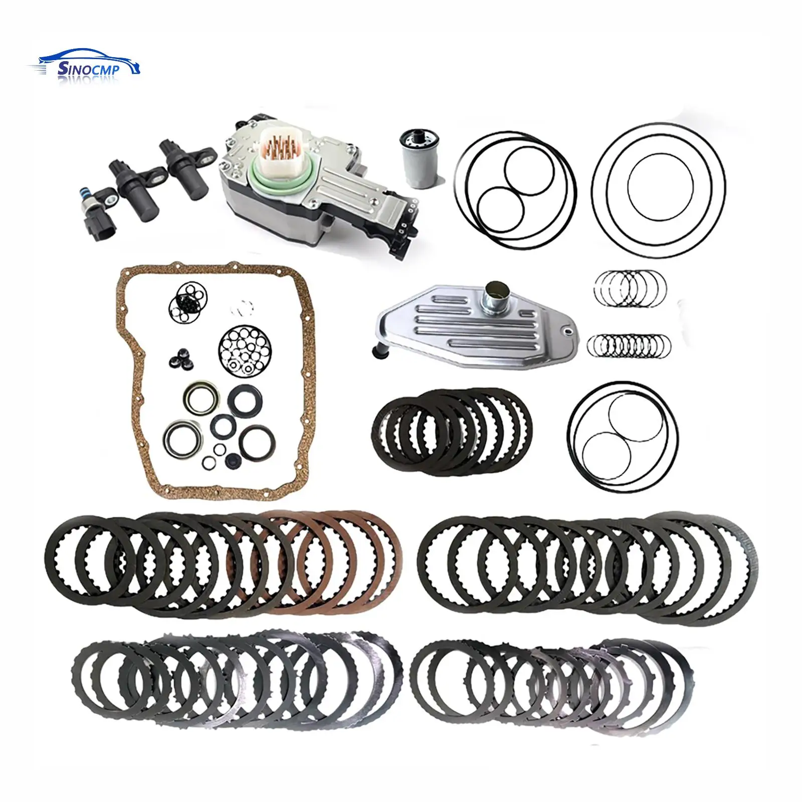 Transmission Master Rebuild Kit Filter Friction Steel Plates For 07-09 Chrysler Aspen Dakota Jeep Mitsubishi 45RFE 545RFE 65RFE
Transmission Master Rebuild Kit Filter Friction Steel Plates For 07-09 Chrysler Aspen Dakota Jeep Mitsubishi 45RFE 545RFE 65RFE