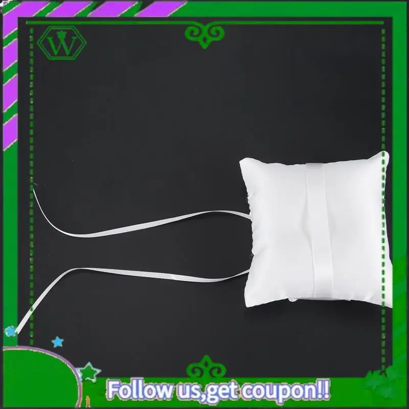 Latest-White Double Heart Rhinestone Ring Pillow Wedding Ring Bearer Cushion 10X10cm
Latest-White Double Heart Rhinestone Ring Pillow Wedding Ring Bearer Cushion 10X10cm