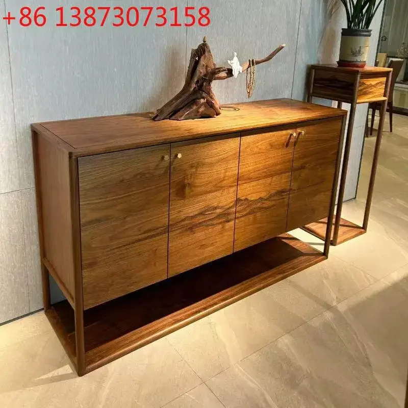 North American black walnut entrance cabinet dining side cabinet Italian minimalist solid wood light luxury
North American black walnut entrance cabinet dining side cabinet Italian minimalist solid wood light luxury