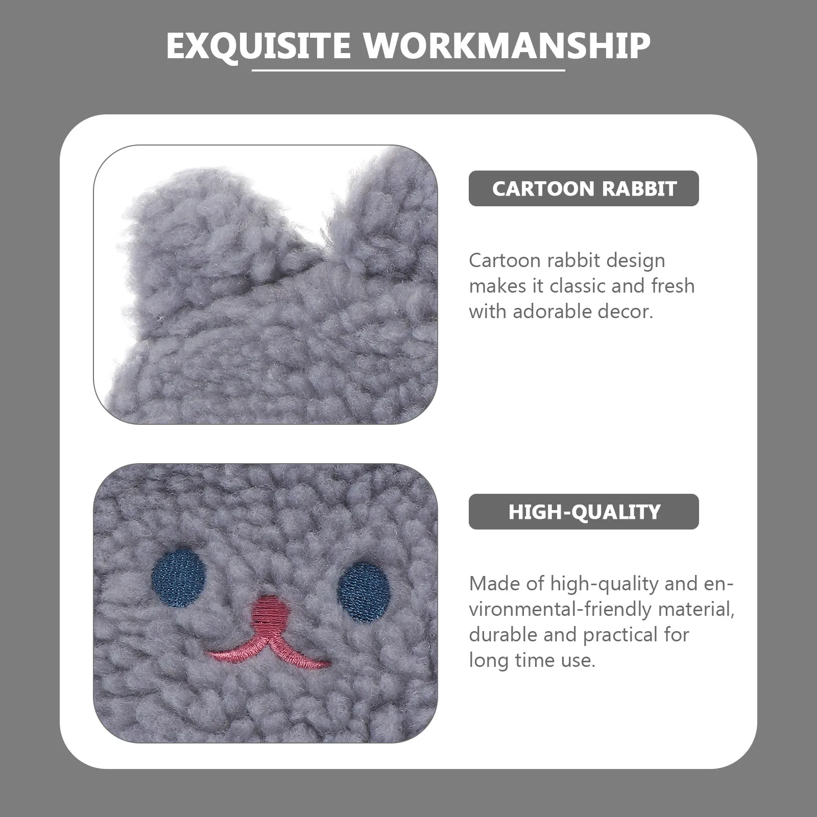 1Pcs Rabbit Coin Purse Mini Cotton Change Storage Bag Adorable Lipstick Pouch Portable Money Pouch Cute Cartoon Rabbit Design
1Pcs Rabbit Coin Purse Mini Cotton Change Storage Bag Adorable Lipstick Pouch Portable Money Pouch Cute Cartoon Rabbit Design