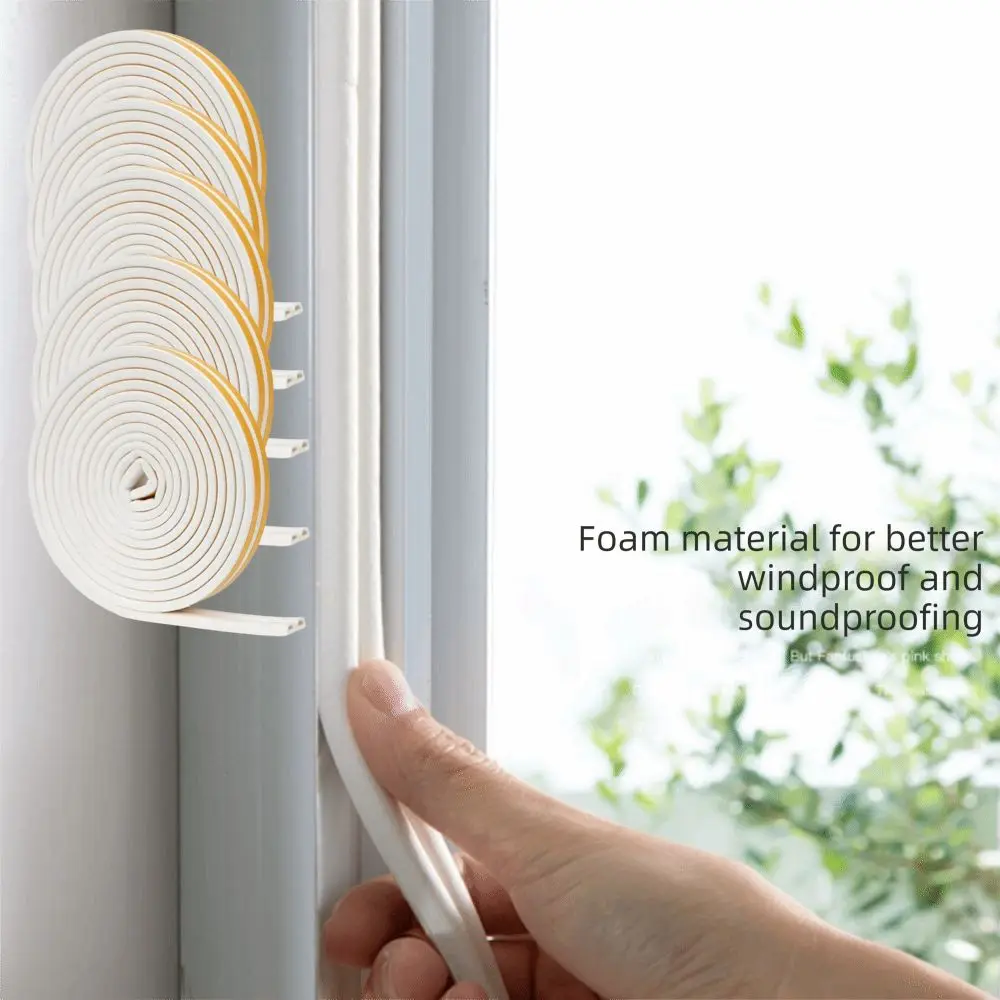 Flexible Weatherstripping Seal Strip Self-Adhesive Durable Windproof Seal Gap Sealing Premium Quality Soundproof Seal
Flexible Weatherstripping Seal Strip Self-Adhesive Durable Windproof Seal Gap Sealing Premium Quality Soundproof Seal