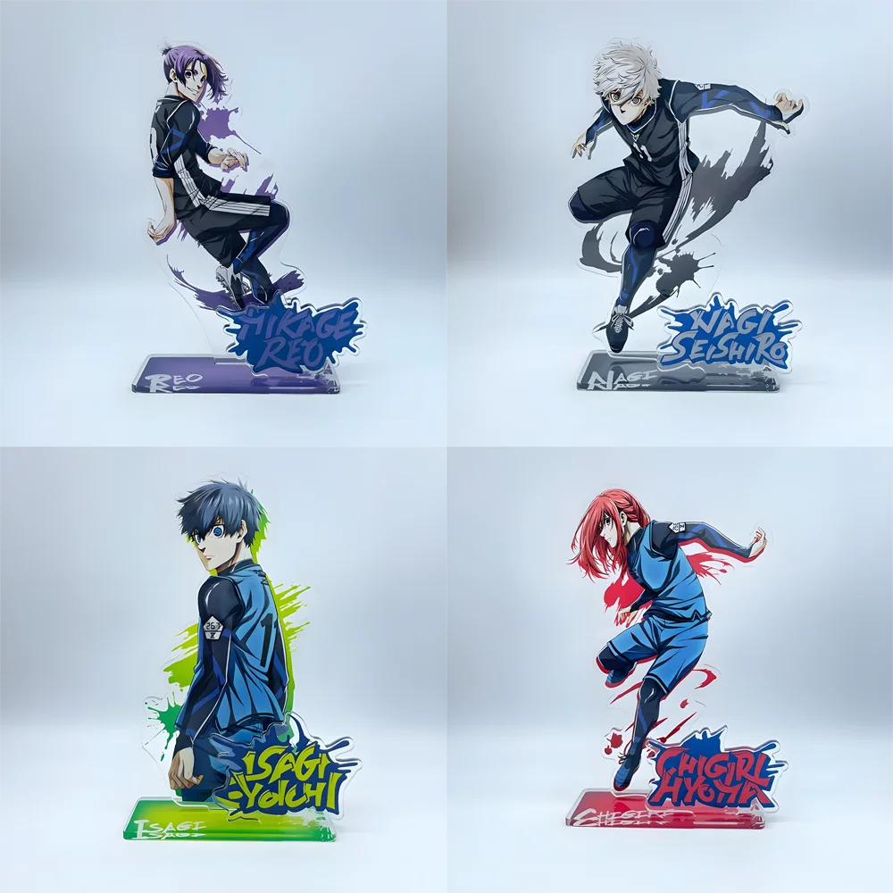 15cm Blue Lock Model Anime Peripheral Isagi Chigiri Bachira Nagi Karasu Acrylic Stand Figure Desk Ornament Anime Collection
15cm Blue Lock Model Anime Peripheral Isagi Chigiri Bachira Nagi Karasu Acrylic Stand Figure Desk Ornament Anime Collection