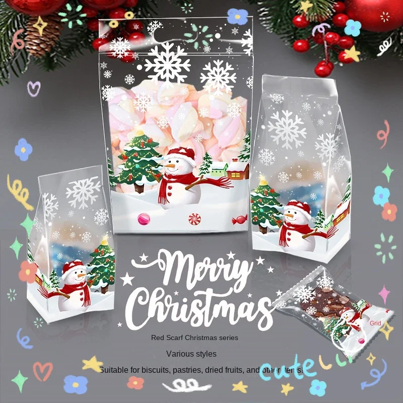 NewChristmas Cookies Self-supporting Bags Snowflake Pastry Candy Baking Packaging Bags Dessert Snacks Machine Sealing Bag 100pcs
NewChristmas Cookies Self-supporting Bags Snowflake Pastry Candy Baking Packaging Bags Dessert Snacks Machine Sealing Bag 100pcs