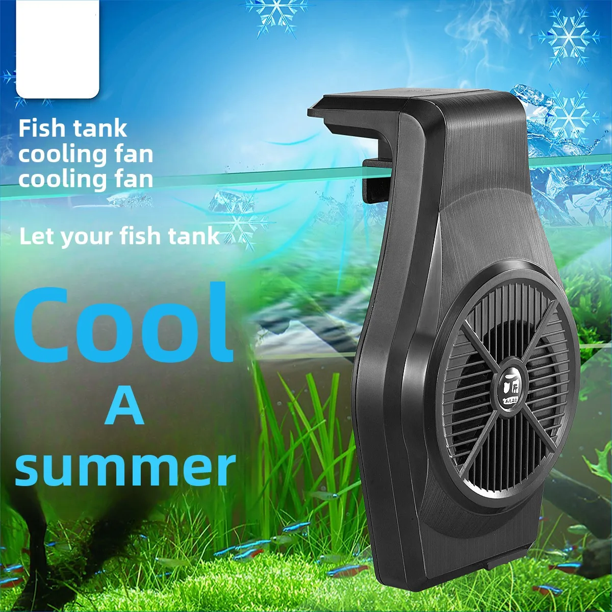 USB Aquarium Cooling Fan with Speed Control, Mini Powerful Waterproof Quiet for Fish Tank Shrimp Plant Tank Heat Dissipation
USB Aquarium Cooling Fan with Speed Control, Mini Powerful Waterproof Quiet for Fish Tank Shrimp Plant Tank Heat Dissipation