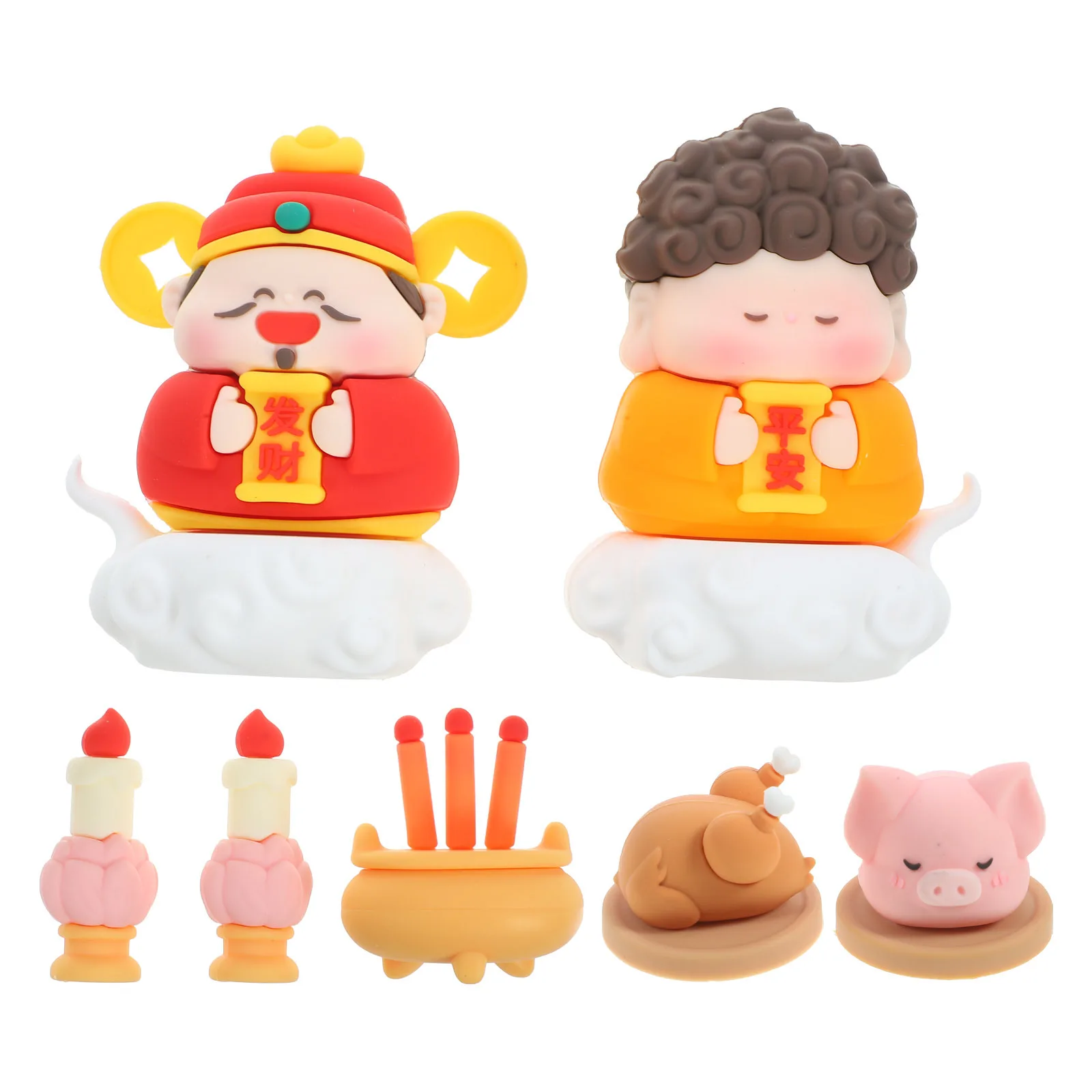1Set Soft Gel God of Wealth Ornament Chinese Style Desktop Adornment Office Home Fortune God Decoration Resin Rich Blessing
1Set Soft Gel God of Wealth Ornament Chinese Style Desktop Adornment Office Home Fortune God Decoration Resin Rich Blessing