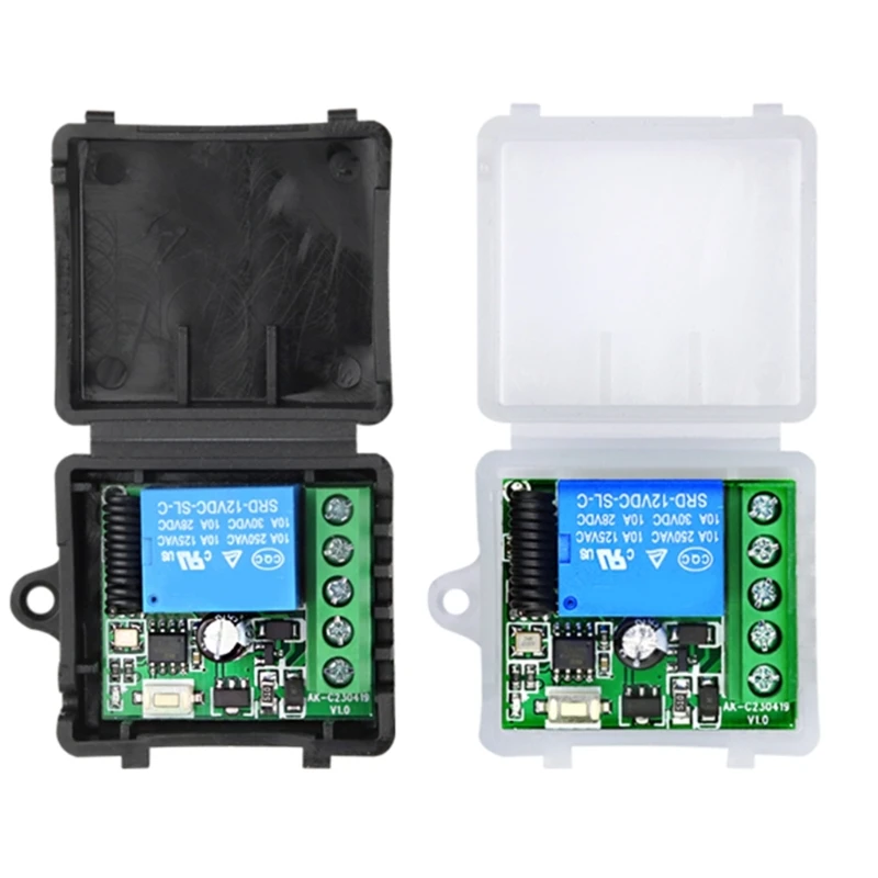 Q81F 315MHZ 433MHz Remote Control DC12V 10A Wireless Remote Switches 1CH Relays Module Receiver RF Transmitter
Q81F 315MHZ 433MHz Remote Control DC12V 10A Wireless Remote Switches 1CH Relays Module Receiver RF Transmitter