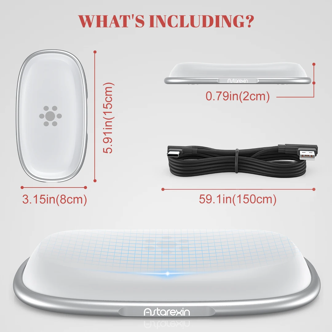 Red Light Therapy Mouse Wrist Rest - 660NM & 850NM Dual Band, Silicone Wrist Pad for Carpal Tunnel Relief, Rechargeable Portable
Red Light Therapy Mouse Wrist Rest - 660NM & 850NM Dual Band, Silicone Wrist Pad for Carpal Tunnel Relief, Rechargeable Portable
