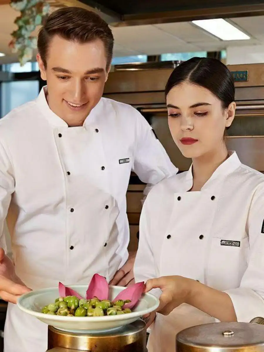 Кулинарная спецодежда: Комплект для шеф-повара с длинными рукавами для ресторанов и отелей, осенне-зимняя, улучшенная грязеотталкивающая одежда для кухни
Кулинарная спецодежда: Комплект для шеф-повара с длинными рукавами для ресторанов и отелей, осенне-зимняя, улучшенная грязеотталкивающая одежда для кухни