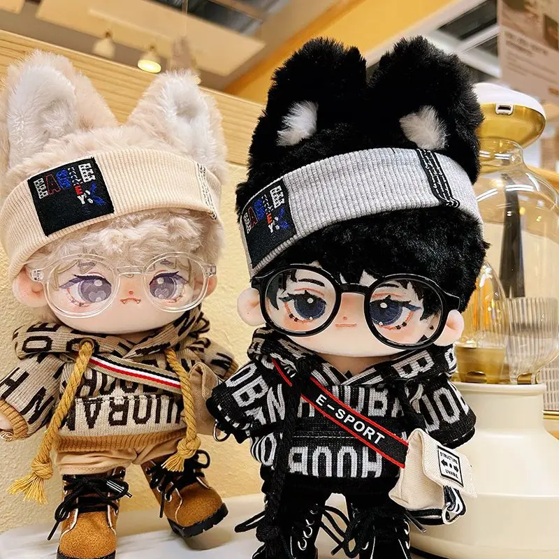 6 шт./комплект, хлопковая кукольная одежда с капюшоном, 20/15 см 
6 шт./комплект, хлопковая кукольная одежда с капюшоном, 20/15 см