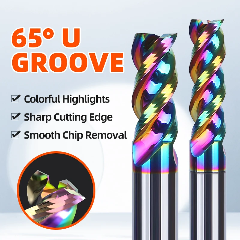 HUHAO U-groove Carbide Endmill For Aluminum HRC65 DLC Coating Milling Cutter 3 Flutes Tungsten Steel Cnc Aluminum Cutter Tools
HUHAO U-groove Carbide Endmill For Aluminum HRC65 DLC Coating Milling Cutter 3 Flutes Tungsten Steel Cnc Aluminum Cutter Tools