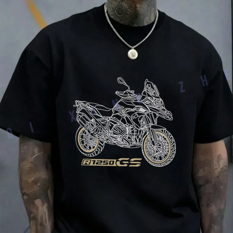 GS 1250 R 1250 GS Black Motorcycle Shirt Cotton Casual T-shirts Mens Summer Moto Cycling Sportswear Top Tee 2026
GS 1250 R 1250 GS Black Motorcycle Shirt Cotton Casual T-shirts Mens Summer Moto Cycling Sportswear Top Tee 2026