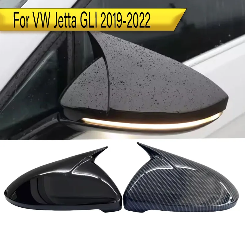 2PCS Car Rearview Side Mirror Cover Wing Cap For VW Jetta GLI 2019-2022 Glossy Black/Carbon Look Mirror Caps
2PCS Car Rearview Side Mirror Cover Wing Cap For VW Jetta GLI 2019-2022 Glossy Black/Carbon Look Mirror Caps