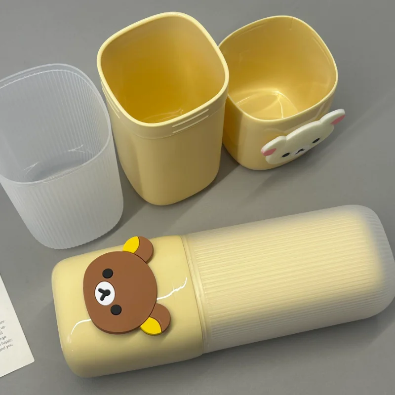 New Cartoon Rilakkuma Toothbrush Cup Cute Travel Portable Large Capacity Toothbrush Storage Box Girl Couple Mouthwash Cup Gift
New Cartoon Rilakkuma Toothbrush Cup Cute Travel Portable Large Capacity Toothbrush Storage Box Girl Couple Mouthwash Cup Gift