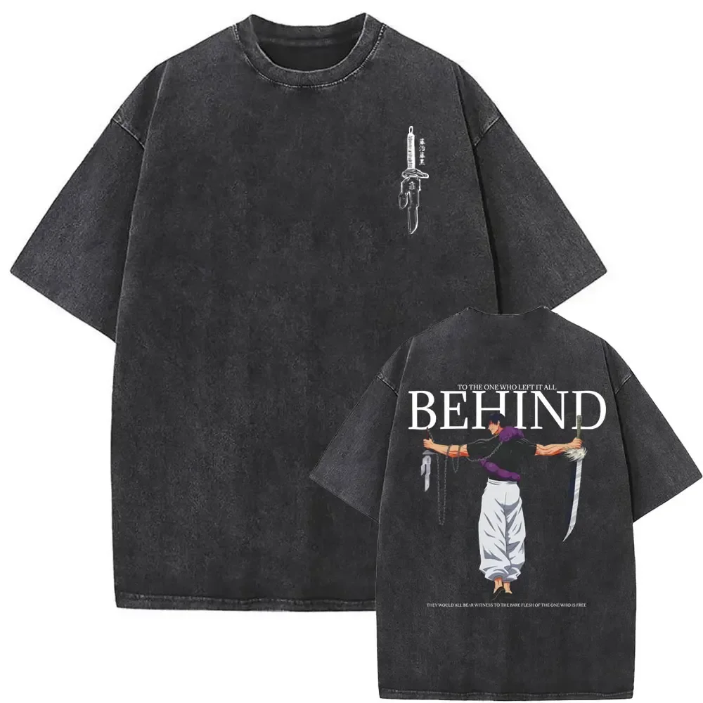 Hot Sale Anime Jujutsu Kaisen Fushiguro Toji To The One Who Lfft It All Behind Print T-shirt Men Manga Vintage Washed T Shirts
Hot Sale Anime Jujutsu Kaisen Fushiguro Toji To The One Who Lfft It All Behind Print T-shirt Men Manga Vintage Washed T Shirts