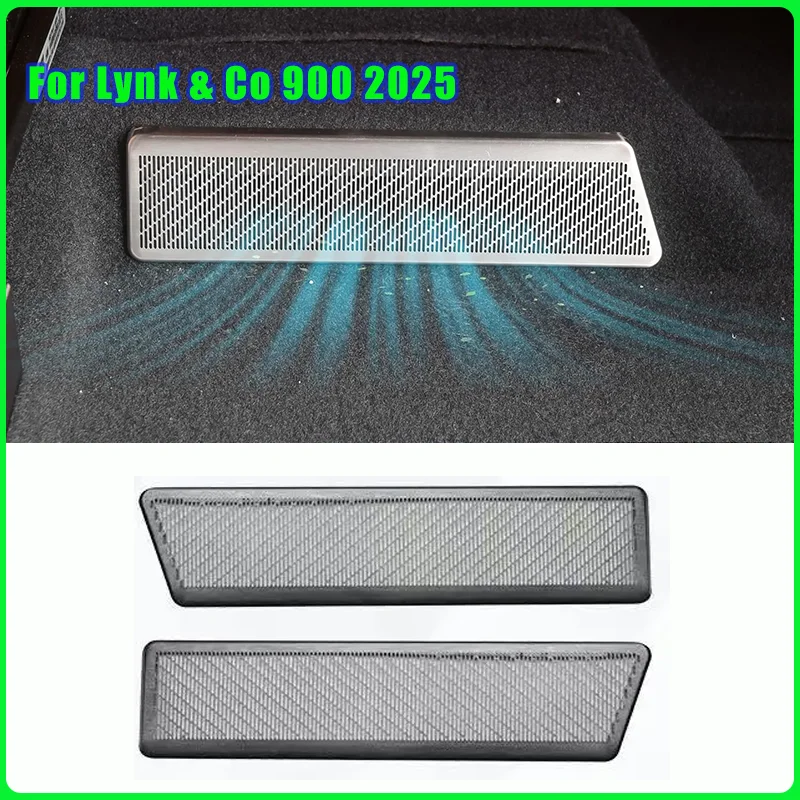 Under Seat Air Outlet Protective Cover Stainless Steel Anti-blocking Protector Interior Accessories For Lynk & Co 900 2025 2026
Under Seat Air Outlet Protective Cover Stainless Steel Anti-blocking Protector Interior Accessories For Lynk & Co 900 2025 2026