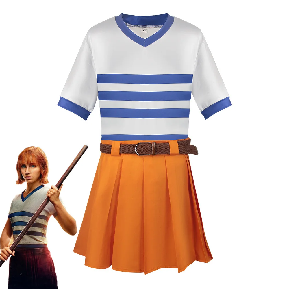 Real-World Movie Cosplay Costume Women's Halloween Performance Nami Anime Second-Hand Clothing Traditional Chinese Festival
Real-World Movie Cosplay Costume Women's Halloween Performance Nami Anime Second-Hand Clothing Traditional Chinese Festival