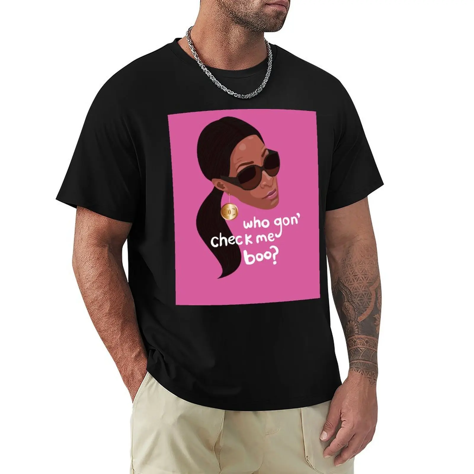 Sheree - RHOA - Real Housewives Atlanta - Who Gon Check Me Boo T-Shirt Tough Fabric Work Tee
Sheree - RHOA - Real Housewives Atlanta - Who Gon Check Me Boo T-Shirt Tough Fabric Work Tee