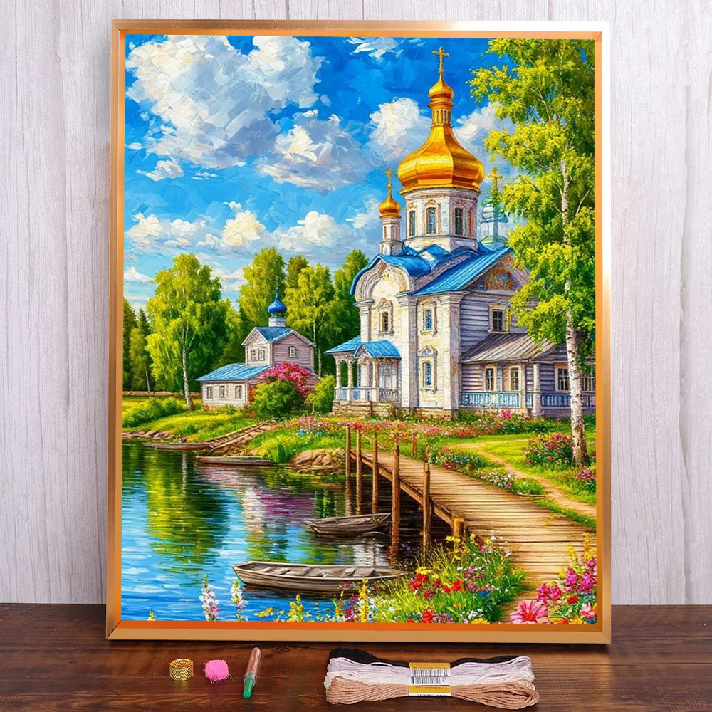 Scenery Dome Church Printed 11CT Cross-Stitch DIY Embroidery Patterns Handiwork Handmade Handicraft Hobby Design For Adults Gift
Scenery Dome Church Printed 11CT Cross-Stitch DIY Embroidery Patterns Handiwork Handmade Handicraft Hobby Design For Adults Gift