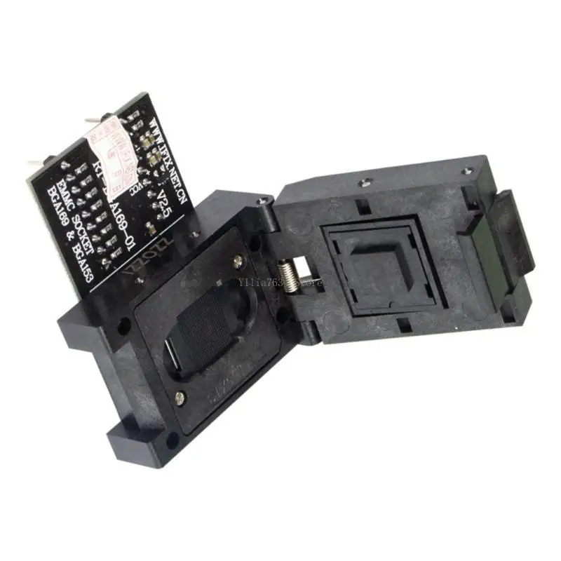RT809H BGA153 169 Spring Loaded Jumping Socket Adapter for Various Electronics
RT809H BGA153 169 Spring Loaded Jumping Socket Adapter for Various Electronics